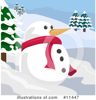Snow Clipart #11447 by AtStockIllustration
