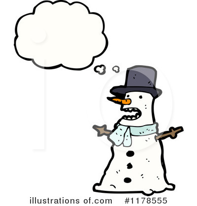 Royalty-Free (RF) Snowman Clipart Illustration by lineartestpilot - Stock Sample #1178555