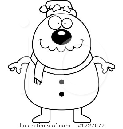 Royalty-Free (RF) Snowman Clipart Illustration by Cory Thoman - Stock Sample #1227077