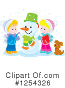 Snowman Clipart #1254326 by Alex Bannykh