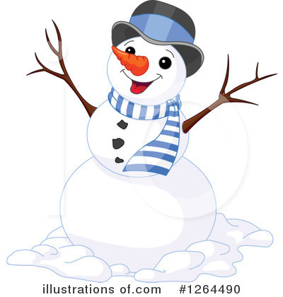 Snowman Clipart #1264490 by Pushkin