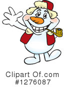 Snowman Clipart #1276087 by Dennis Holmes Designs