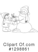 Snowman Clipart #1298861 by Liron Peer