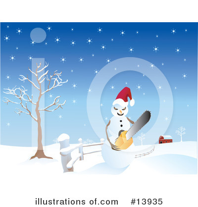 Snowman Clipart #13935 by Rasmussen Images