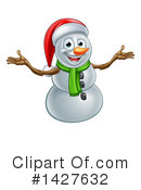 Snowman Clipart #1427632 by AtStockIllustration