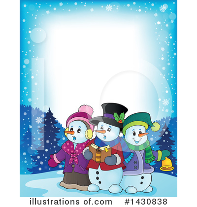 Christmas Caroling Clipart #1430838 by visekart