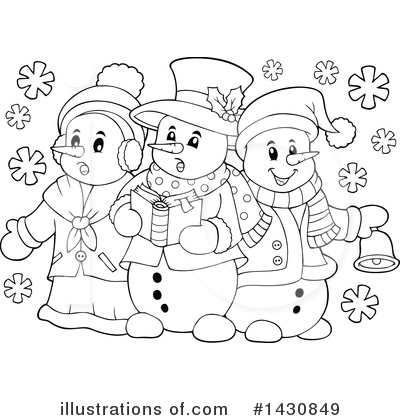 Christmas Carols Clipart #1430849 by visekart