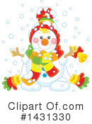 Snowman Clipart #1431330 by Alex Bannykh