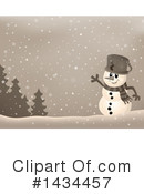 Snowman Clipart #1434457 by visekart