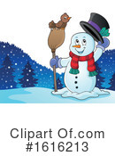 Snowman Clipart #1616213 by visekart