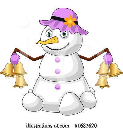 Royalty-Free (RF) Snowman Clipart Illustration by Morphart Creations - Stock Sample #1682620