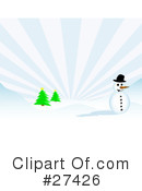 Snowman Clipart #27426 by KJ Pargeter