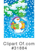 Snowman Clipart #31884 by Alex Bannykh