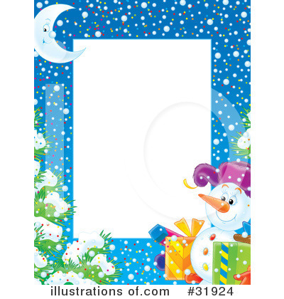 Royalty-Free (RF) Snowman Clipart Illustration by Alex Bannykh - Stock Sample #31924