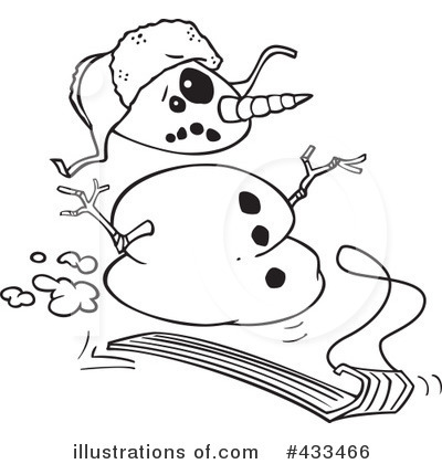 Sledding Clipart #433466 by toonaday