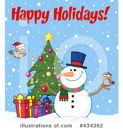 Christmas Tree Clipart #434362 by Hit Toon