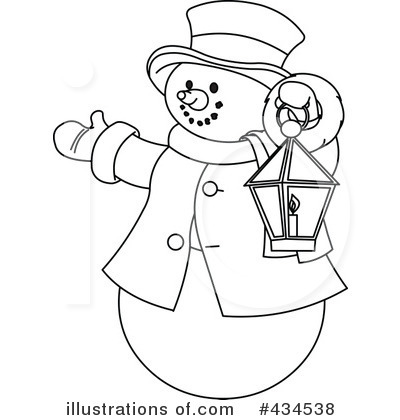 Snowman Clipart #434538 by Pushkin