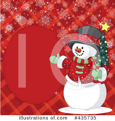 Royalty-Free (RF) Snowman Clipart Illustration by Pushkin - Stock Sample #435735