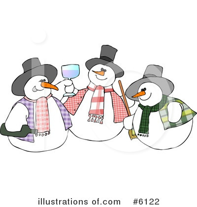 Snowman Clipart #6122 by djart