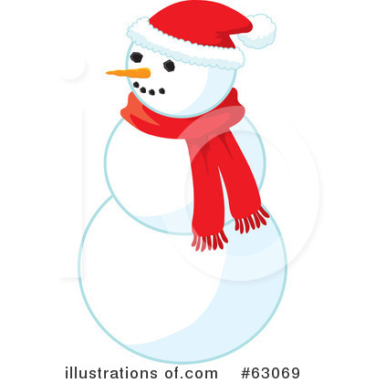 Snowman Clipart #63069 by Rosie Piter