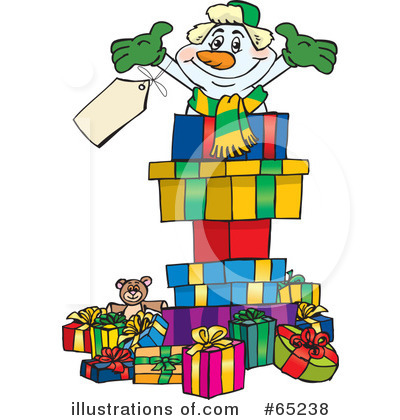Christmas Gift Clipart #65238 by Dennis Holmes Designs