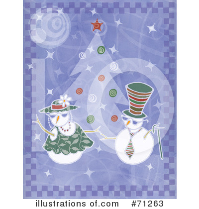 Snowman Clipart #71263 by Steve Klinkel