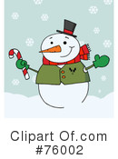 Snowman Clipart #76002 by Hit Toon