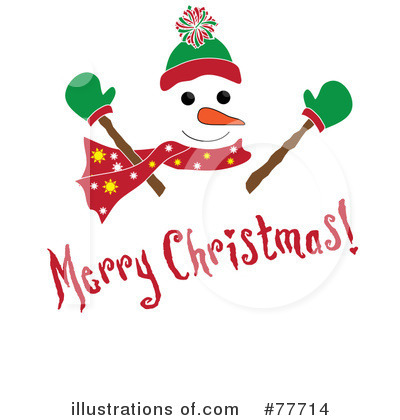 Merry Christmas Clipart #77714 by Pams Clipart