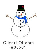 Snowman Clipart #80581 by Pams Clipart
