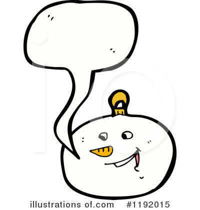 Royalty-Free (RF) Snowman Ornament Clipart Illustration by lineartestpilot - Stock Sample #1192015