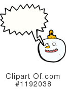 Snowman Ornament Clipart #1192038 by lineartestpilot