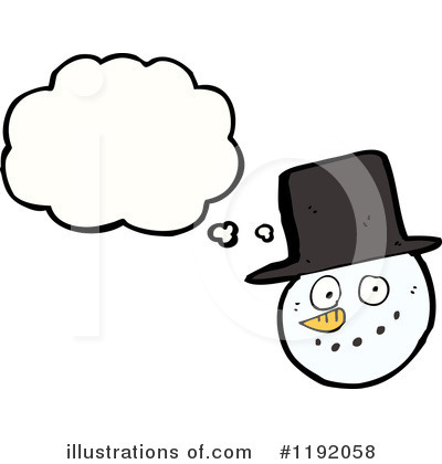 Royalty-Free (RF) Snowman Ornament Clipart Illustration by lineartestpilot - Stock Sample #1192058