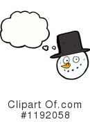 Snowman Ornament Clipart #1192058 by lineartestpilot