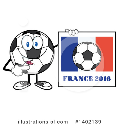 Royalty-Free (RF) Soccer Ball Character Clipart Illustration by Hit Toon - Stock Sample #1402139
