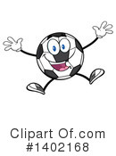 Soccer Ball Character Clipart #1402168 by Hit Toon