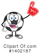 Soccer Ball Character Clipart #1402187 by Hit Toon