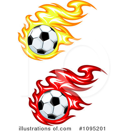Royalty-Free (RF) Soccer Ball Clipart Illustration by Vector Tradition SM - Stock Sample #1095201