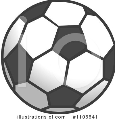 Royalty-Free (RF) Soccer Ball Clipart Illustration by Cartoon Solutions - Stock Sample #1106641