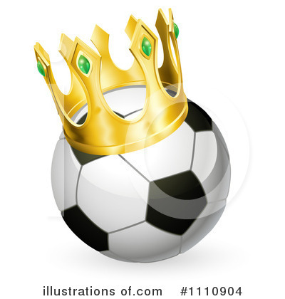 Royalty-Free (RF) Soccer Ball Clipart Illustration by AtStockIllustration - Stock Sample #1110904