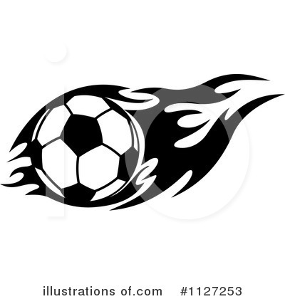 Royalty-Free (RF) Soccer Ball Clipart Illustration by Vector Tradition SM - Stock Sample #1127253