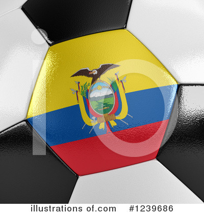 Royalty-Free (RF) Soccer Ball Clipart Illustration by stockillustrations - Stock Sample #1239686