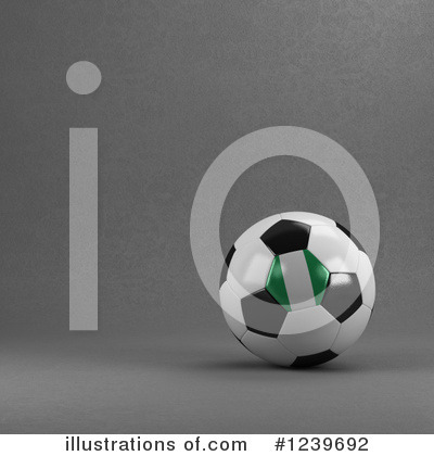 Royalty-Free (RF) Soccer Ball Clipart Illustration by stockillustrations - Stock Sample #1239692