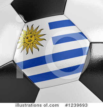 Royalty-Free (RF) Soccer Ball Clipart Illustration by stockillustrations - Stock Sample #1239693