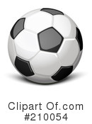 Soccer Ball Clipart #210054 by Oligo