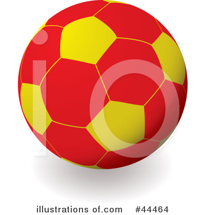 Royalty-Free (RF) Soccer Ball Clipart Illustration by michaeltravers - Stock Sample #44464