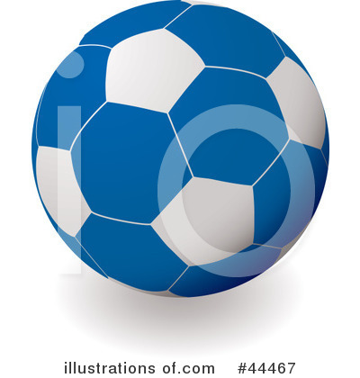 Royalty-Free (RF) Soccer Ball Clipart Illustration by michaeltravers - Stock Sample #44467