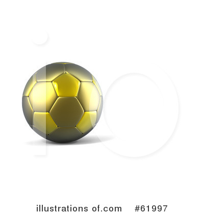 Royalty-Free (RF) Soccer Ball Clipart Illustration by chrisroll - Stock Sample #61997