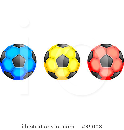 Royalty-Free (RF) Soccer Ball Clipart Illustration by Prawny - Stock Sample #89003
