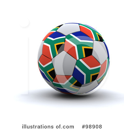 Royalty-Free (RF) Soccer Ball Clipart Illustration by KJ Pargeter - Stock Sample #98908