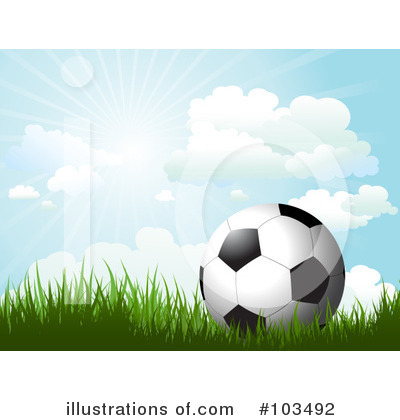 Royalty-Free (RF) Soccer Clipart Illustration by KJ Pargeter - Stock Sample #103492